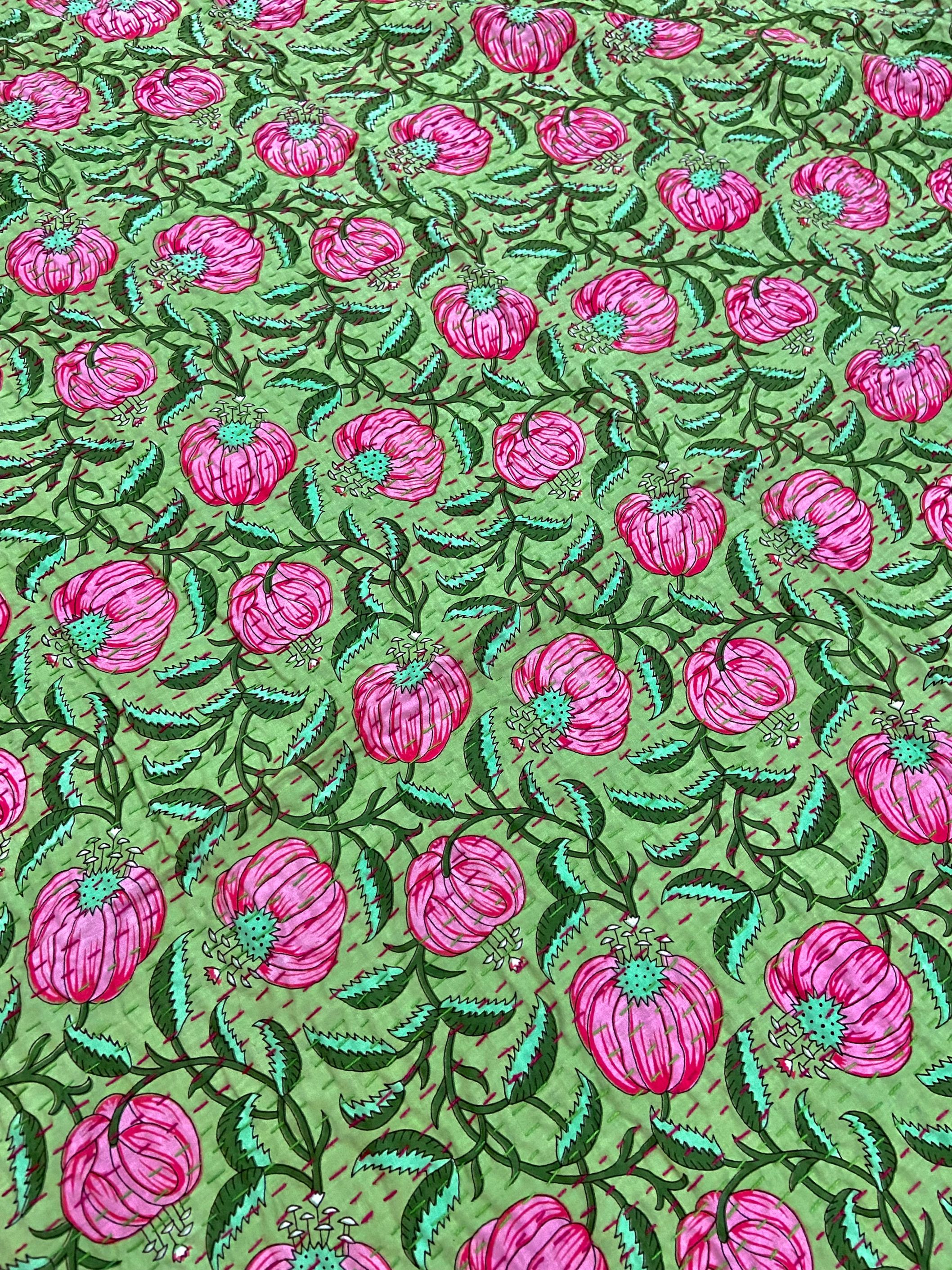 Kantha Bedding Bedspread