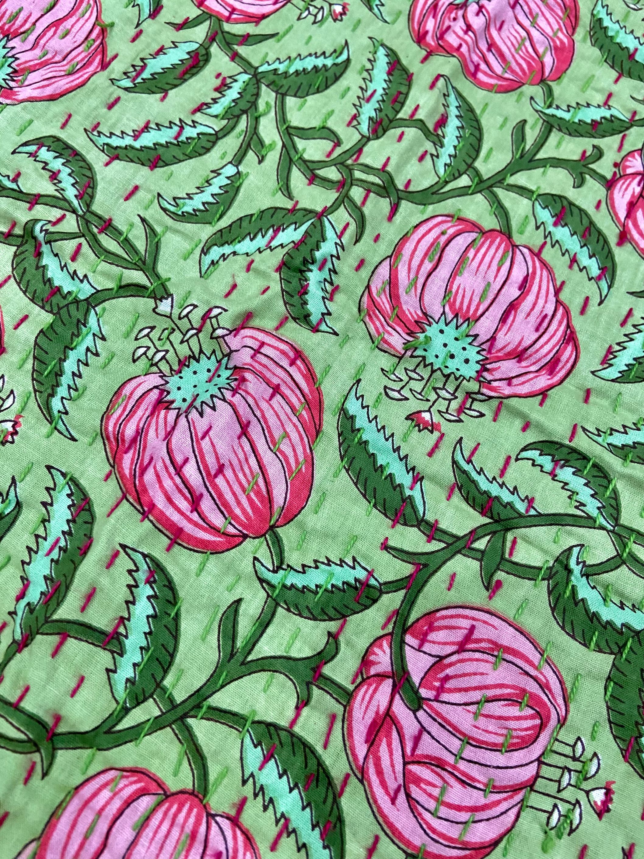 Kantha Bedding Bedspread